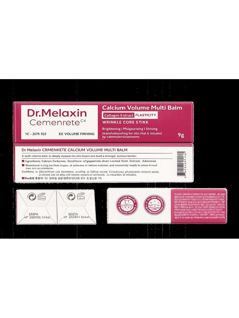 Lot of 3 Dr. Melaxin Cemenrete Calcium Multi Balm 9g K-Beauty Wrinkle Stick - Picture 2 of 7
